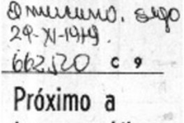 Próximo a aparecer libro de consulta sobre plan laboral.  [artículo]