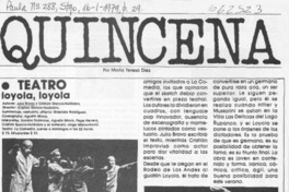 Loyola, Loyola Loyola, Loyola