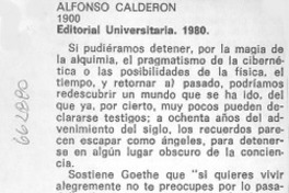 Alfonso Calderón 1900 Alfonso Calderón 1900
