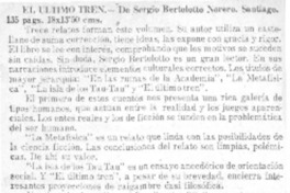 El Último tren.