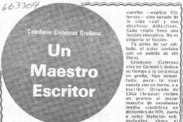 Un Maestro escritor.