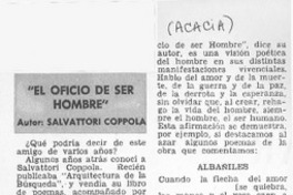 El oficio de ser hombre. El oficio de ser hombre.