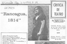Rancagua, 1814 Rancagua, 1814