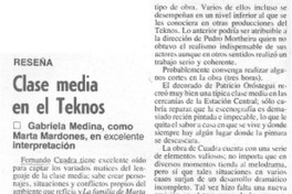 Clase media en el Teknos. Clase media en el Teknos.