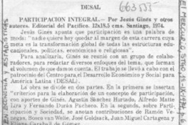Participación integral. Participación integral.