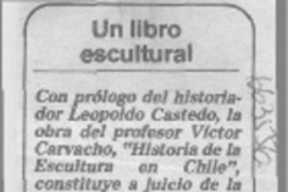 Un Libro escultural. Un Libro escultural.