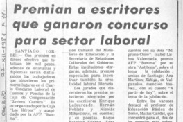 Premian a escritores que ganaron concurso para sector laboral. Premian a escritores que ganaron concurso para sector laboral.