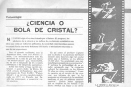 ¿Ciencia o bola de cristal? ¿Ciencia o bola de cristal?
