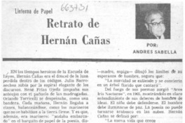Retrato de Hernán Cañas Retrato de Hernán Cañas