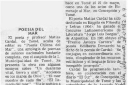 Poesía del mar