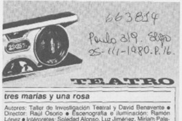 Tres Marías y una Rosa. Tres Marías y una Rosa.