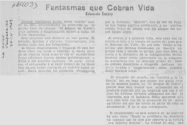 Fantasmas que cobran vida Fantasmas que cobran vida