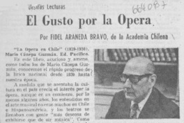 El gusto por la ópera El gusto por la ópera