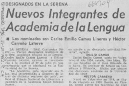 Nuevos integrantes de Academia de la Lengua Nuevos integrantes de Academia de la Lengua