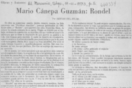 Mario Cánepa Guzmán: Rondel Mario Cánepa Guzmán: Rondel