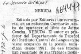 Neruda.  [artículo]