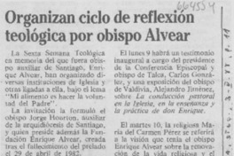 Organizan ciclo de reflexión teológica por obispo Alvear. Organizan ciclo de reflexión teológica por obispo Alvear.
