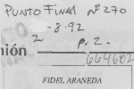 Fidel Araneda Fidel Araneda