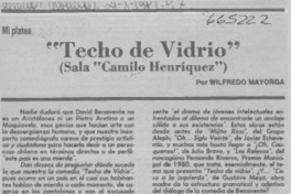 Techo de vidrio"  [artículo] Wilfredo Mayorga.