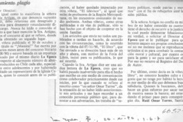 Desmiente plagio