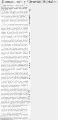 Humnanismo y ciencias sociales.