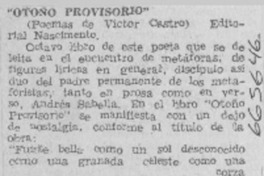 Otoño provisorio".