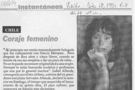 Coraje femenino. Coraje femenino.
