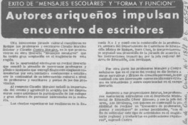 Autores ariqueños impulsan encuentro de escritores. Autores ariqueños impulsan encuentro de escritores.