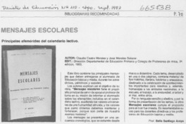 Mensajes escolares