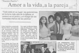 Amor a la vida, a la pareja Amor a la vida, a la pareja