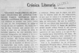 Crónica literaria Crónica literaria