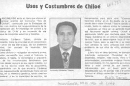 Usos y costumbres de Chiloé Usos y costumbres de Chiloé