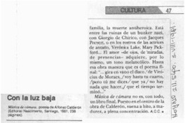 Con la luz baja.