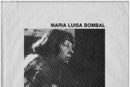 María Luisa Bombal desde dos angulos María Luisa Bombal desde dos angulos