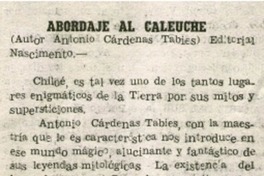 Abordaje al Caleuche Abordaje al Caleuche