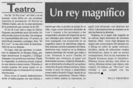 Un rey magnífico Un rey magnífico