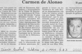 Carmen de Alonso