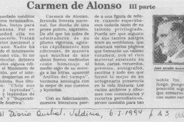 Carmen de Alonso Carmen de Alonso
