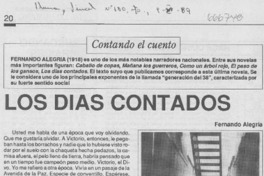 Los Días contados. Los Días contados.