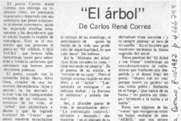 El árbol"  [artículo] Alfonso Larrahona Kästen.