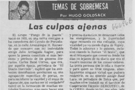 Las culpas ajenas