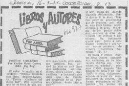 Poetas chilenos