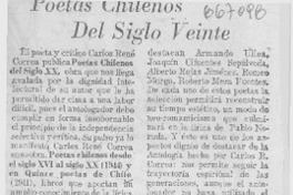 Poetas chilenos del siglo veinte Poetas chilenos del siglo veinte