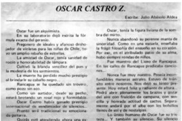 Oscar Castro Z. Oscar Castro Z.