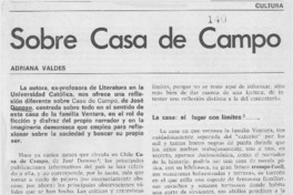 Sobre Casa de Campo Sobre Casa de Campo