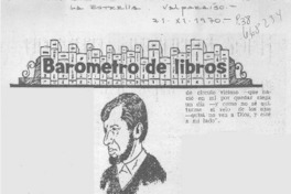 Barómetro de libros Barómetro de libros