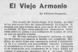 El viejo armonio El viejo armonio