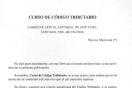 Curso de código tributario
