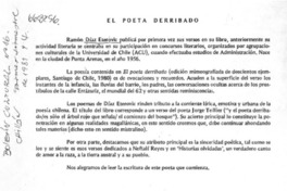 El Poeta derribado