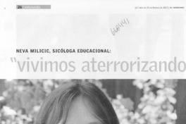 Vivimos aterrorizando a los niños Vivimos aterrorizando a los niños